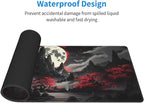 Extended Gaming Mouse Pad, Large Desk Mat XL Anime Mouse Pad Waterproof with Stitched Edges, Non-Slip Desktop Pad for Home and Office, Level Up Your 31.5x11.8 Inch (Night Canyon)