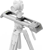 Zeapon EVO 125°Panorama Rotating Motorized Camera Slider, Powerful Quiet Motor for 5.5-11Lbs Payload, 23.6''/40cm Light Compact Slider Dolly with Carrying case, Buttons & App Control (D40 (15.7''))