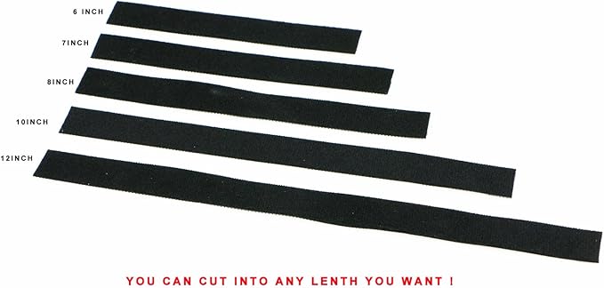 Pasow fastening tape Cable Tie Double Side Nylon Power Wire Management 3/4Inch 1 Roll Hook (10 Yards, Style 1)