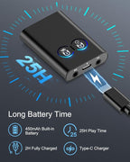 Bluetooth 5.2 Transmitter Receiver, Upgraded 2-in-1 Airplane Wireless Adapter, Dual Link AptX Adaptive/LowLatency/HD Audio, Aux Adapter for Home Stereo, Airplane, Boat, Gym