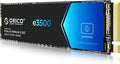 ORICO 256GB M.2 NVMe SSD, PCIe Gen3x4 M2 2280 SSD, Up to 1700MB/s Read & 1100MB/s Write, 3D NAND Flash Internal Solid State Drive with SLC Cache, Compatible with Laptops PC Desktops-e3500