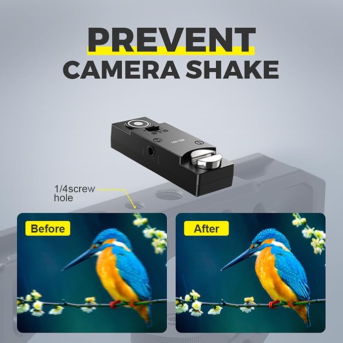 RC-101 S2 Shutter Release Remote Control for Sony a7/a7ii/a7iii/r2/r3/a6500 1/4 Stabilizer Extension Photo Key Accessories. Small Size Remote Control
