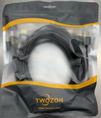 Twozoh Slim 4K HDMI Cable 6.6FT 5 Pack, Ultra Thin & Flexible Skinny HDMI to HDMI 2.0 Cord Support 4K/60HZ 18gbps Laptop, Monitor, PS5, PS4, Xbox One, Fire TV