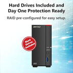 BUFFALO LinkStation 710 8TB 1-Bay NAS Network Attached Storage with HDD Hard Drives Included NAS Storage That Works as Home Cloud or Network Storage Device for Home