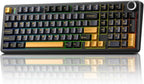 x Aula F99 Pro Wireless Mechanical Gaming Keyboard,Gasket Hot Swappable Custom Keyboard RGB Backlit Pre-lubed Switches PBT Keycaps 2.4GHz/USB-C/BT5.0 Computer Keyboards for PC/Tablet/Xbox/PS4/PS5