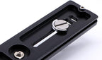 PU-200 200mm Universal Lengthened Quick Release Plate Slide Rail with D-Ring Screw for Tripod Ball Head DSLR Camera, Arca-Swiss Compatible