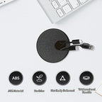 2 Pcs Desk Grommet 1.5Inch, ABS Plastic Desk Hole Cover, U-Shaped Desk Wire Hole Insert for Office Home School Computer Desk Equipment Cable Cord Organizer