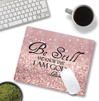 Mouse Pad, Premium-Textured Mouse Mat, Non-Slip Rubber Base Mousepad for Laptop, Computer & PC,9.5×7.9 in,Bible Be Still