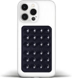 Anteel Medium-Sized Silicone Suction Phone Case Adhesive Mount, Enhanced Suction Power and Upgraded Thickened Sticky Phone Grip, Durable, Hands-Free Sticky Phone Holder, 2.28"x3.46" (Black)
