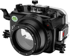 Seafrogs Underwater Housing for Sony a6700 with FL28 Flat Port, [40M/130FT] Waterproof Scuba Housing Case for Sony ILCE-6700 with FE E10-18mm F/4 OSS, FE 28-60 mm F4-5,6
