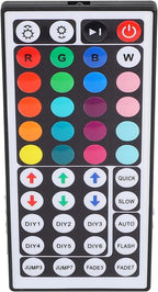 44 Key RGB LED Strip Light Remote Controller, IR Remote Controller Replacement for SMD 5050 3528 2835 RGB LED Light Strip Lights (1 Pack)