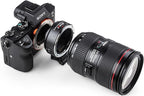Viltrox EF-NEX IV Lens Adapter EF/EF-S Lens to E-Mount Auto Focus Lens Adapter Ring for Canon EOS EF/EF-S Lens to Sony E Mount Cameras A9 A9II A7IV A7III A7R A7 A6700 A6600 A6000 NEX-VG30 NEX-EA50