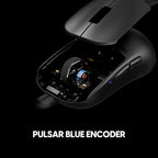 Pulsar Gaming Gears X2H Wired Gaming Mouse, Ultra Lightweight 1.8 oz (51g), Symmetrical, Optical Switch, 26000 DPI, Motion Sync, PAW3395 Sensor (Medium, Wired, Black)