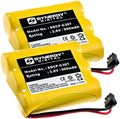 Synergy Digital Cordless Phone Battery, Compatible with Radio Shack 23-895 Cordless Phone Combo-Pack Includes: 2 x SDCP-C307 Batteries