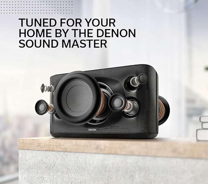 Denon Home 350 Wireless Smart Speaker – Powerful Stereo Sound, Wi-Fi & Bluetooth, HEOS Built-in, Alexa Built-in, Siri & AirPlay 2, Spotify Connect, Multi-Room Support, White