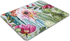 Gaming Mouse Pad， Bright Succulent Cactus Rectangle Mouse Pad Size(9.84"x7.87")