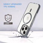 BELTRON Belt Case for iPhone 16 Pro Max, Slim Protective Transparent Case & Rotating Belt Clip Holster Combo (Compatible with MagSafe)