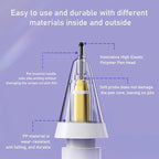 Replacement Tips for Apple Pencil, Upgraded Mix iPencil Tip for iPad Pro/USB-C / 1st Gen / 2nd Generation, Needle Pencil Tips with Case - Clear 4 Pack