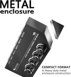FIFINE Ultra Low-Noise 4-Channel Line Mixer for Sub-Mixing,4 Stereo Channel Mini Audio Mixer with AC adapter.Ideal for Small Club or Bar. As Microphones,Guitars,Bass,Keyboards or Stage Sub Mixer-N5