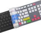 Keyboard Cover Skin for Dell KM636 KB216 KB216t KB216d KB216p Wired & Wireless Keyboard, Dell Optiplex 5250 3050 3240 5460 7450 7050, Dell Inspiron Desktop 24" 27" 5400 5490 7700 7790 3475 3670 3477