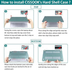 CISSOOK Compatible with MacBook Pro 14 inch Case 2024 2023 2022 2021 Release M4 A3401 A3112 A3185 M3 A2918 A2992 M2 A2779 M1 A2442 Pro Max Chip, Floral Hard Shell Case + Keyboard Cover, Silk Flowers