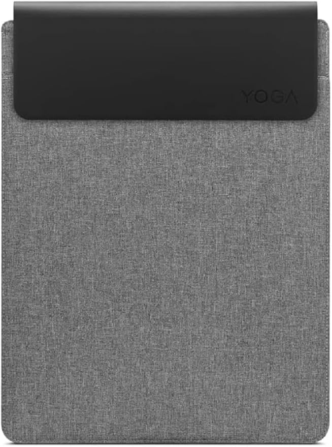 Lenovo Slim Laptop Sleeve 14 Inch Notebook/Tablet - Compatible with MacBook Air/Pro - Eco-Friendly Lightweight Case with Accessory Pocket & Magnetic Closure - Grey
