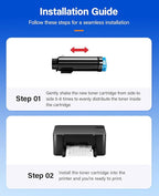 6510 6515 Toner Cartridge Set 4-Pack High-Yield 106R03480 106R03477 106R03478 106R03479 Replacement for Xerox Phaser 6510N 6510DN 6510DNM 6510DNI WorkCentre 6515N 6515DN 6515DNM 6515DNI Printer Ink
