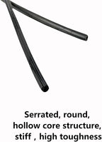 FLYZZZ Window Screen Spline, 0.175" x 100' Screen Spline, Round, Black, Suit for 0.173''-0.185'' Groove, Repair Rubber Cord for Replacing & Installing Window Door Patio Screens