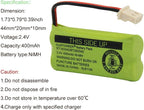 BT183342 BT283342 BT166342 BT266342 BT162342 BT262342 Battery Compatible with CS6114 CS6419 CS6719 EL52300 CL80111 Cordless Handset Phone (Pack of 3)
