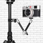 11" Adjustable Magic Arm DSLR Mirrorless Action Camera Camcorder Smartphone LCD Monitor Video Vlog Rig w/Clamp Holder Mounts fit for GoPro iPhone