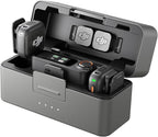 DJI Mic 3 (2 TX + 1 RX + Charging Case), Wireless Microphone for iPhone/Camera/Android, Ultralight, Adaptive Gain Control for Balanced Volume, Dual Band Anti-Interference, 28hrs Use, Vlog