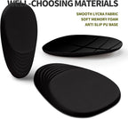 Hokafenle Ergonomic Mouse Pad Wrist Support, Terraced Slope Carpal Tunnel Wrist Pad for Mouse with Unibody Memory Foam, Wrist Rest Pain Relief Mousepad (Dark Night, 11.8x7.9 in)