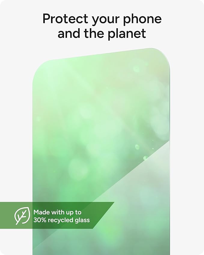 ZAGG Glass Elite Screen Protector for iPhone 16 Pro Max - 5X Stronger, Reinforced Edges, Ultra-Strong Tempered Glass, Scratch Resistant, Anti-Smudge, InvisibleShield, Easy Installation, Eco-Friendly
