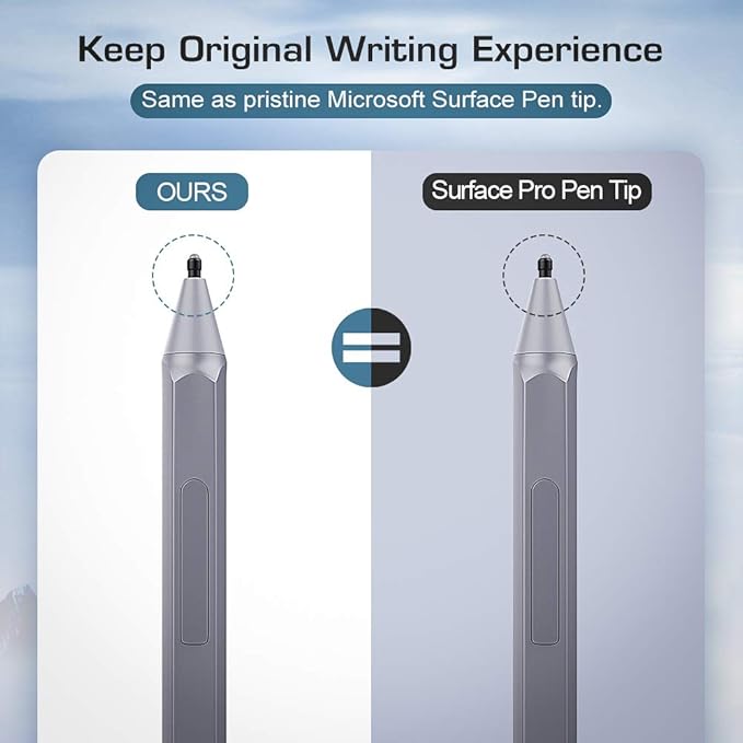 MoKo Pen Tips for Surface Pen (3 Packs, Original HB Type), Original Surface Pen Tips Replacement Kit fit Microsoft Surface Pro 2017 Pen (Model 1776) / Surface Pro 4 Pen, Original Pen Nibs for Surface