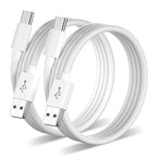 [6.6ft 2-Pack] iPhone 16 Pro Max CarPlay USB-C Cable MFi Certified Woven iPhone 16 Car Charger USB A to Type C Charge Cord Fast Charging for Apple iPhone 15 Pro Max/15Plus/16 Plus, iPad 10 (White)