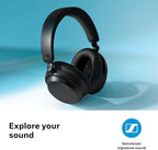 Sennheiser ACCENTUM Wireless Bluetooth Headphones - 50-Hour Battery Life, Audio, Hybrid Noise Cancelling (ANC), All-Day Comfort, Black