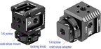 Cold Shoe Mount Adapter,Cold Shoe Extension - Triple Shoe Mount Extender for Camera,Monitor,Flash Accessories, Bracket for Led Lights,Microphones,Audio Recorder,Video Camera,Cage Accessories