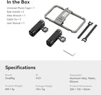 SmallRig Universal Phone Cage, Smartphone Video Rig Kit with Handles, Handheld Filmmaking Vlogging Case Stabilizer for Videomaker, for iPhone for Samsung for Pixel and Other Android Phones