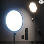 Weilisi Large Ring Light with 79" Stand, 6500K Professional Full-Screen Big Ring Light with Stand and Phone Holder, Selfie Light with Remote for Studio Video Photography, TikTok, YouTube, Live Stream