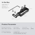 SmallRig Cable Clamp for HDMI and USB-C for Canon R5 / R6 / R5 C Cage 2982/3464 and R6 Mark II Camera Cage 4159-2981