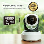GIGASTONE 64GB Micro SD Card 2-Pack, A1 V30 4K Video Recording, Surveillance Security Cam Action Camera Drone Professional, 90MB/s Micro SDXC UHS-I U3 Class 10