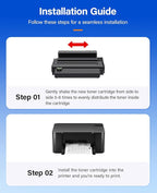 3315 3325 Toner Cartridge Black High Capacity 1-Pack Replacement for Xerox 106R02305 106R02307 Toner Compatible with Xerox Workcenter 3315 3325 3315DN 3325DN 3325DNI Laser Printer Ink All-in-One Copy