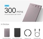 Plaud Note AI Voice Recorder, Voice Recorder w/Case, App Control, Transcribe & Summarize with AI Technology, Support 112 Languages, 64GB Memory, Audio Recorder for Lecture, Meeting, Call, Interview