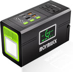 Portable Power Station 127W (Peak 150W),88.8Wh Solar Generator(Solar Panel Optional), Power Supply with 110V AC Outlet, 1*Type-C, 2*QC3.0, Solar Powered Generator for Emergency Backup, Camping