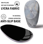 Ergonomic Mouse Pad with Wrist Rest Support,Mousepad Relief Carpal Tunnel Pain, Entire Memory Foam Mouse Pad with Non-Slip PU Base, Wireless Mouse Pad, Cloud Marble