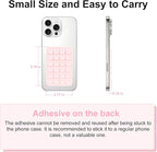 2PCS Silicone Suction Phone Case Mount,Non Slip Suction Cup Phone Mount,Hands-Free Phone Accessories Holder for Selfies and Videos,Silicon Adhesive Phone Stand Sticky for Cell Phone Rose red