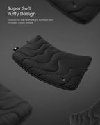 tomtoc 360 Protective Puffy Laptop Sleeve for 13-inch MacBook Air M4(2025)/M3/M2/M1 A3240 A3113, MacBook Pro M2/M1, iPad Air (M3/M2)/Pro M4, Quilted Soft Puffer Bag for 13-inch Surface Pro Copilot+PC