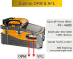 AI-9 Fiber Fusion Splicer Machine with Tutorial Videos Fusion Splicer Fiber Optic Core Alignment with Automatic Focus and 6 Motors for Trunk Line Construction, FTTH and Cable Splicing Projects
