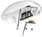 ENDGAME GEAR OP1 8k Wired Gaming Mouse - 8000Hz Polling, PixArt PAW3395 Sensor, Kailh GX Switches, White
