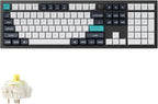 Keychron Q6 Max QMK/VIA Bluetooth Wireless /2.4 GHz/USB-C Wired Custom Mechanical Keyboard, Full Size Programmable Knob RGB Backlit Hot-Swappable Gateron Banana Switch for Mac Windows Linux - Black